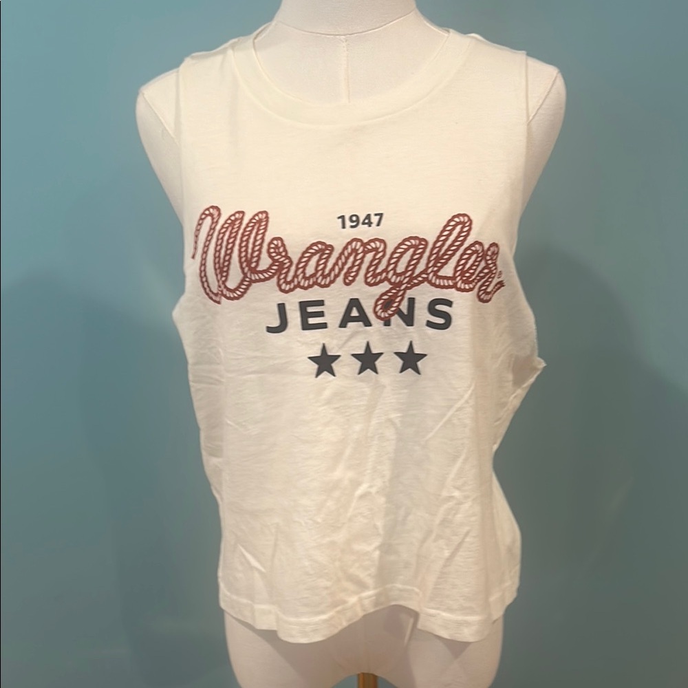 Wrangler Women's White Tank Top